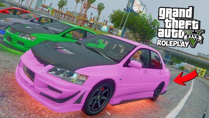 EVO F4KBOY TURUN KE LINTASAN PEMBALAP LAINPUN KETAR KETIR !! GTA V ROLEPLAY INDONESIA