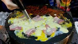 Crepe pho mát trứng - Đồ ăn đường phố Thái Lan
