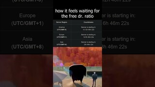 Waiting for free the Dr. Ratio be like.. #honkaistarrail #starrail