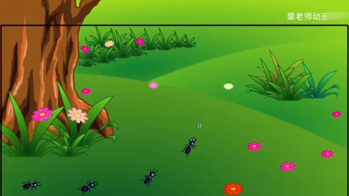 Guru Li mengajari Anda cara membuat animasi semut merayap