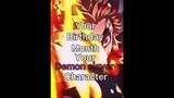 Your Month Your Demon Slayer Character