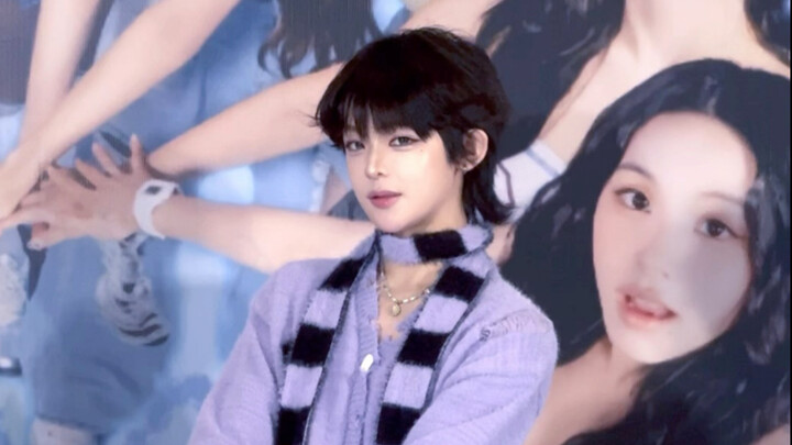 Purple has its own unique charm! 04 male college roadshow illit "magnetic" YoonA's position