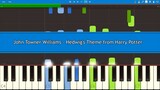 John Towner Williams - Hedwig's Theme from Harry Potter [Piano Tutorial] (Synthesia)