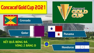 KẾT QUẢ BÓNG ĐÁ GOLDCUP 2021 LƯỢT TRẬN THỨ 2 BẢNG D