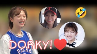 Yoo Jeongyeon and her dorkiness