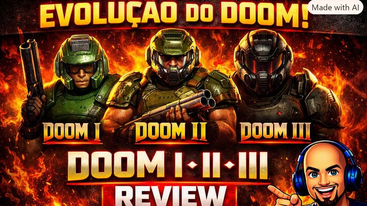 DOOM I, II e III – A EVOLUÇÃO DO INFERNO! Review PC e Consoles _ Careca Retro