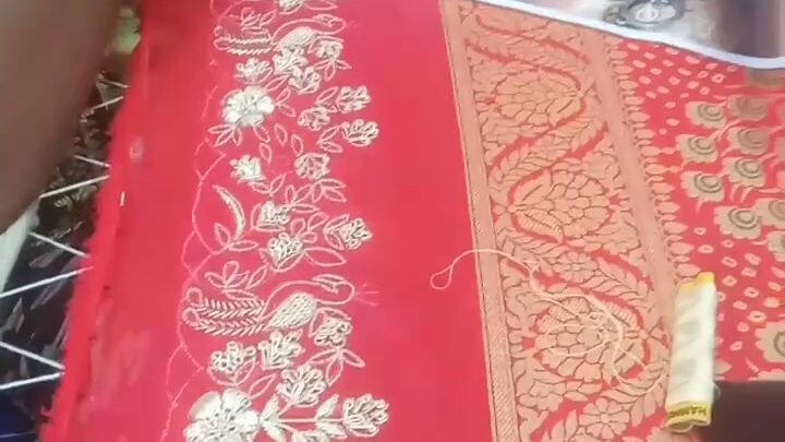 hand embroidery ❤️❤️❤️#@skmumtaj