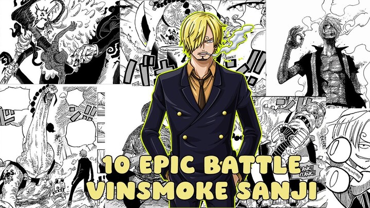10 MOMEN EPIC PERTARUNGAN VINSMOKE SANJI!
