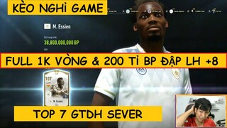 Kèo full VÒNG QUANH THẾ GIỚI và 200B đập LH +8 nghỉ game top 7 sever