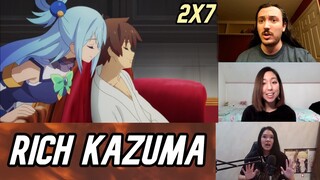 Aqua and Kazuma Smile Together | Konosuba - Reaction Mashup