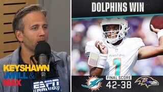 KJM | "Dolphins are stronger than all" Max Kellerman on Dolphins 29-23 comeback win over Ravens