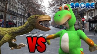 Raptor vs Yoshi | SPORE