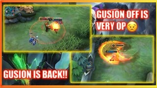 GUSION IS BACK!!!