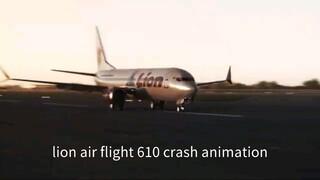 lion air flight 610 crash animation by plane n boom