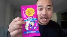 ASMR Cotton Candy Chewing Gum (Eating Sound, Slow & Agressive Hand Movements)