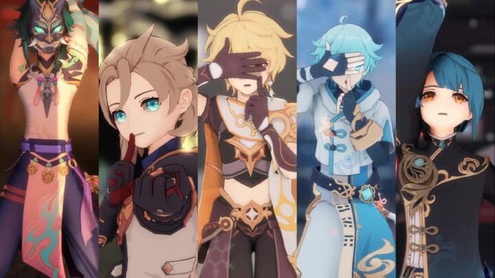 [เก็นชินอิมแพกต์MMD] พาฉันไปทุกที่ ||. Masked Bitch |. Abedo |