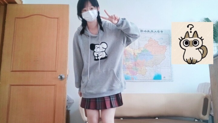 A junior high school student danced to "Good Morning on Friday"! I learned it for a long time. I hop