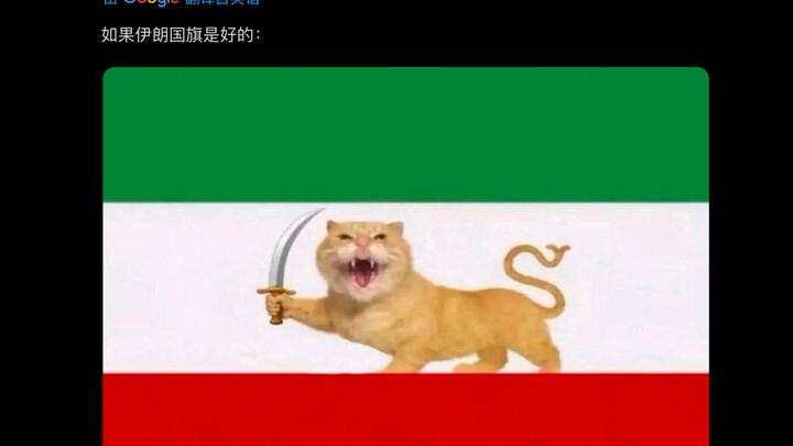 A flag of the Iranian Hajjimi Dynasty created by Chinese netizens has gone viral on international so