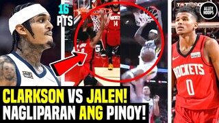 Lumipad ang mga PINOY sa NBA! Clarkson vs Jalen Green! Wasakan ng Ring! Jazz vs Rockets