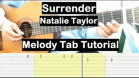 Surrender Guitar Lesson Melody Tab Tutorial Guitar Lessons for Beginners