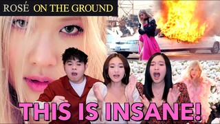 ROSÉ - 'On The Ground' M/V SOLO DEBUT Reaction!!! INSANE! 😱🔥 SIBLINGS REACT