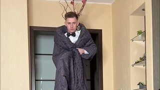 小哥低成本复刻了一些别出心裁的走秀，时尚圈的事，你不懂！