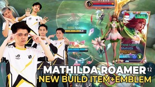 NEW ITEM BUILD AND EMBLEM MATHILDA ROAMER. ITEM FULL DAMAGE MUSUH AUTO BANTAI!! FT RRQ HOSHI