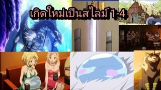 สรุปAnime: เกิดใหม่เป็นสไลม์ ตอนที่1-4