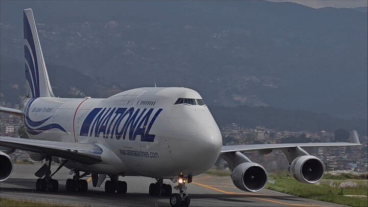 Boeing 747-400BCF | National Airlines at Kathmandu