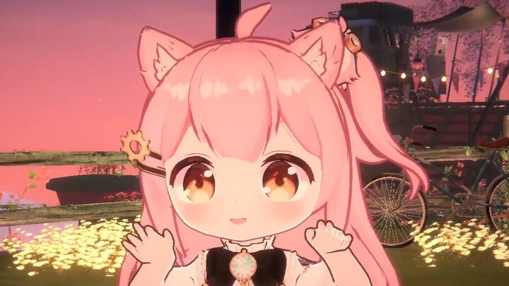 "Xiao Fei is a little weird today" "What's weird about her?" "She's so cute"