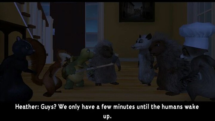 Over the Hedge (2006) PC (Hard) Gameplay Chapter 2 - First Heist: Inside Glady's House