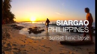 SIARGAO Island, Philippines Sunset Time-lapse