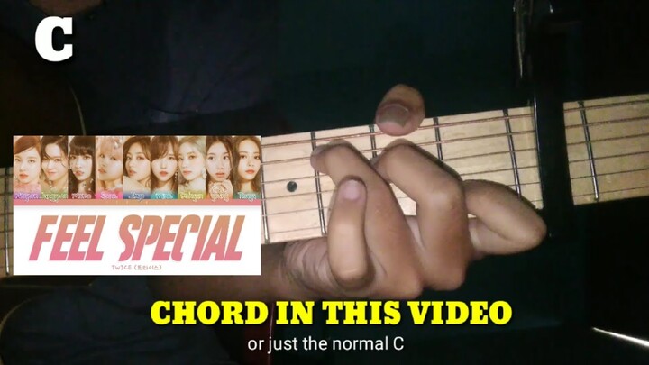 TWICE Feel Special Guitar Cover + Easy Chord