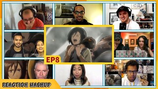 Attack on Titan Season 1 Episode 8 Reaction Mashup