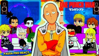 👊ONE PUNCH MAN'S HEROES REACT TO SAITAMA 🇧🇷🇺🇲 Gacha