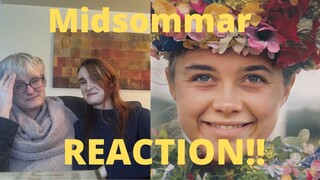 "Midsommar" REACTION!! This movie is a little uncomfortable to watch with your mom...