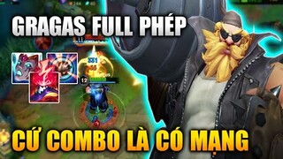 [LMHT Tốc Chiến] Gragas Rừng Full Phép Cứ Combo Là Có Mạng Trong Liên Minh Tốc Chiến