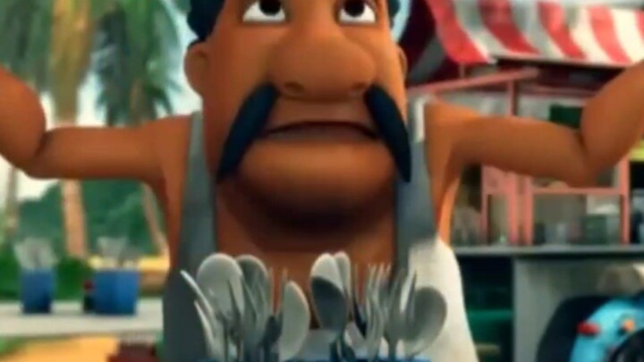 upin ipin pesan makanan