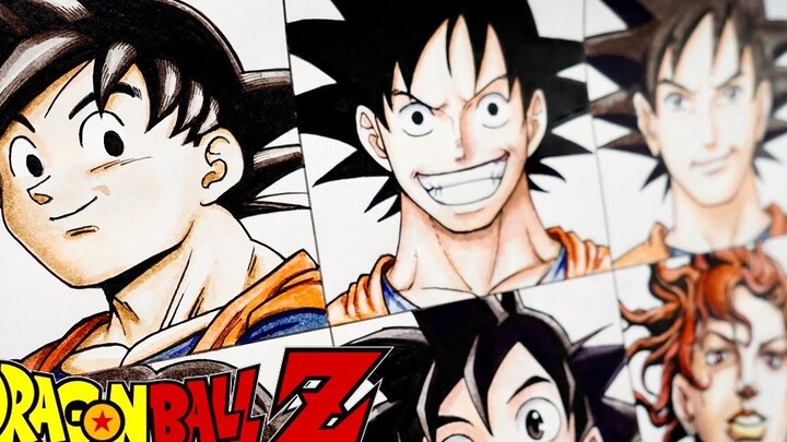 [ ดราก้อนบอล] วาด Kakarot (Son Goku) ในอนิเมะ 8 สไตล์! ผลลัพธ์จะเป็นอย่างไร!