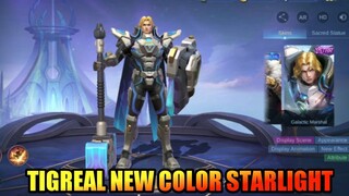 Recolor Tigreal Starlight Skin | This is much better now for his skills effect | MLBB