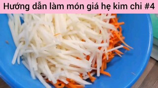 Hướng dẫn làm món giá hẹ kim chi #4