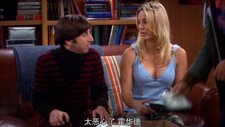 佩妮：你太恶心了，霍华德，一边玩去