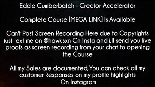 Eddie Cumberbatch Course Creator Accelerator download