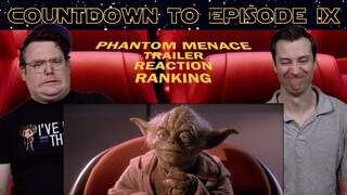 Star Wars Episode 1 -The Phantom Menace - Trailer Reaction / Ranking