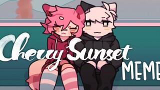【collab meme】Cherry Sunset