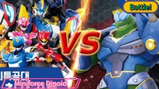 Miniforce Dinoid VS Black Hammer