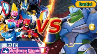 Miniforce Dinoid VS Black Hammer