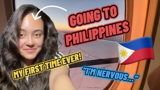 HALF FILIPINA flies to PHILIPPINES for the FIRST TIME! - Vlog