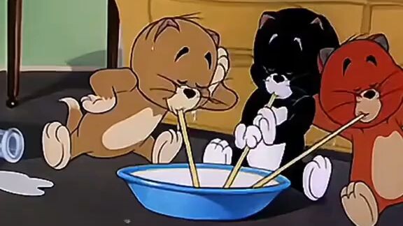 Tom&Jerry & three cat