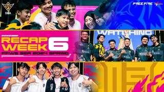 RRQ KAZU BALIK KE MODE RAJA DARI SEGALA RAJA 🥶😱| FFWS SEA 2024 Spring - Recap Week 6